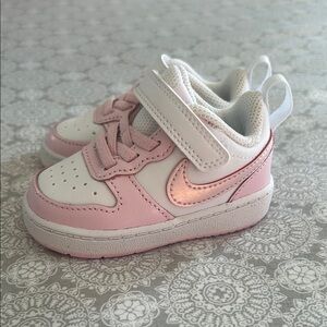 Nike Kids' Pink and White Sneakers